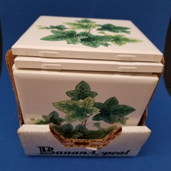 BananAppeal Antique Ivy 4 inch ceramic tiles 15 total - Picture 4 of 7